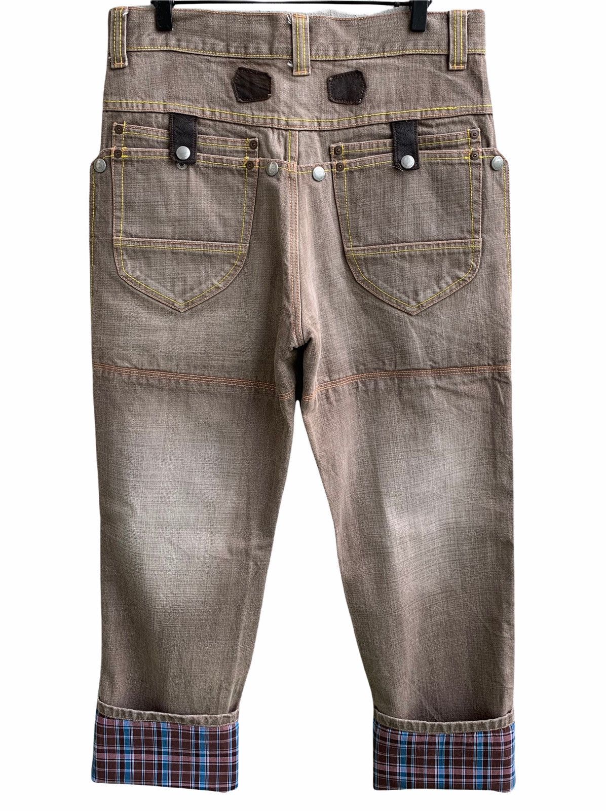 Japanese Brand Union Made SACRIFICE Multiple Pocket Zipper Pants Size US 32 / EU 48 - 3 Thumbnail