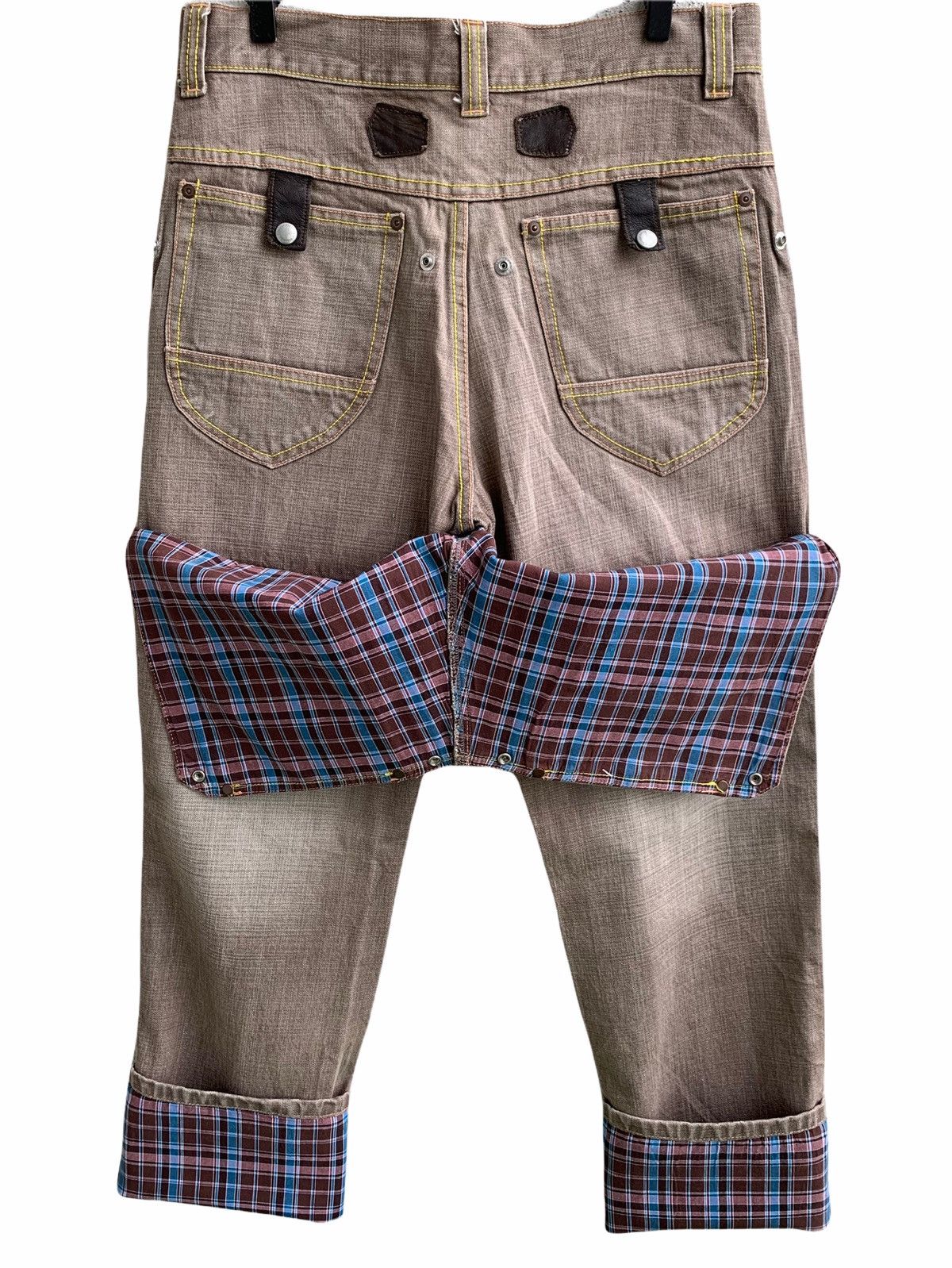 Japanese Brand Union Made SACRIFICE Multiple Pocket Zipper Pants Size US 32 / EU 48 - 5 Thumbnail