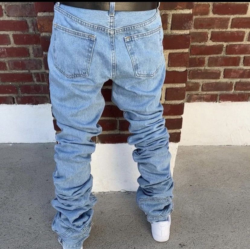 Other Light Stacked Denim Size US 32 / EU 48 - 2 Thumbnail