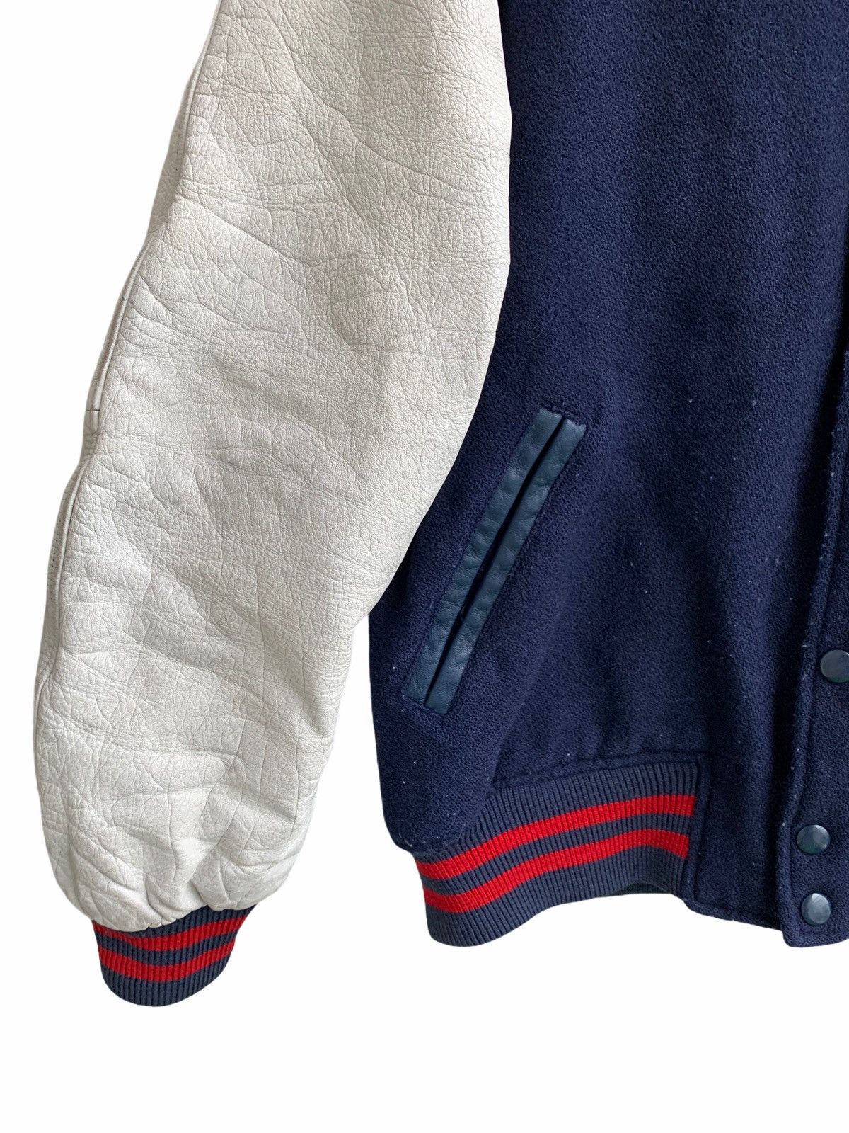 NBA Vintage Wool Varsity Leather Sleeves Jacket Size US S / EU 44-46 / 1 - 6 Thumbnail