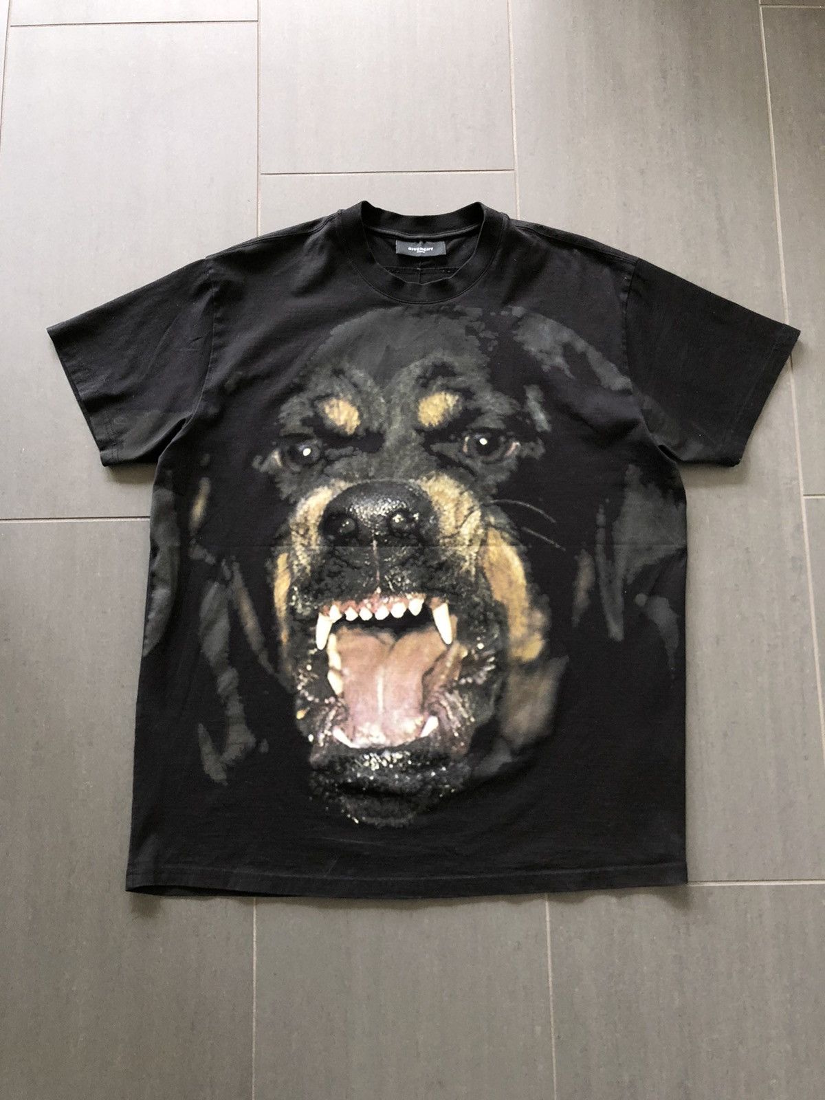 Givenchy Givenchy Black Label Oversized Rottweiler Tee | Grailed