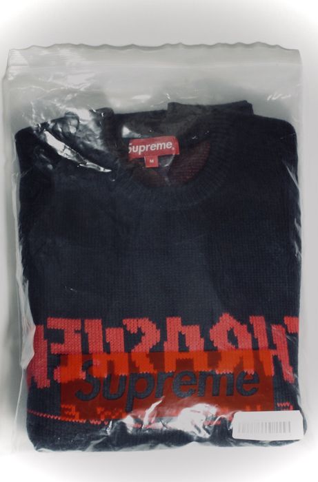 Supreme Supreme x Thrasher Black Knit sweater | Grailed