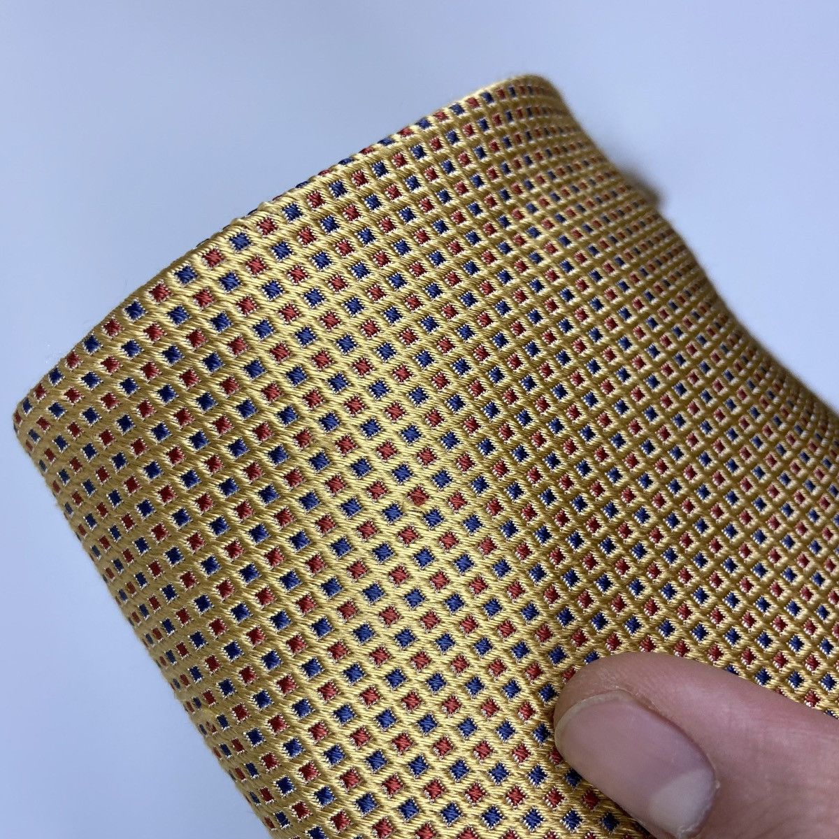 Burberry Vintage Burberry Gold Plaid tie rare Size ONE SIZE - 8 Thumbnail