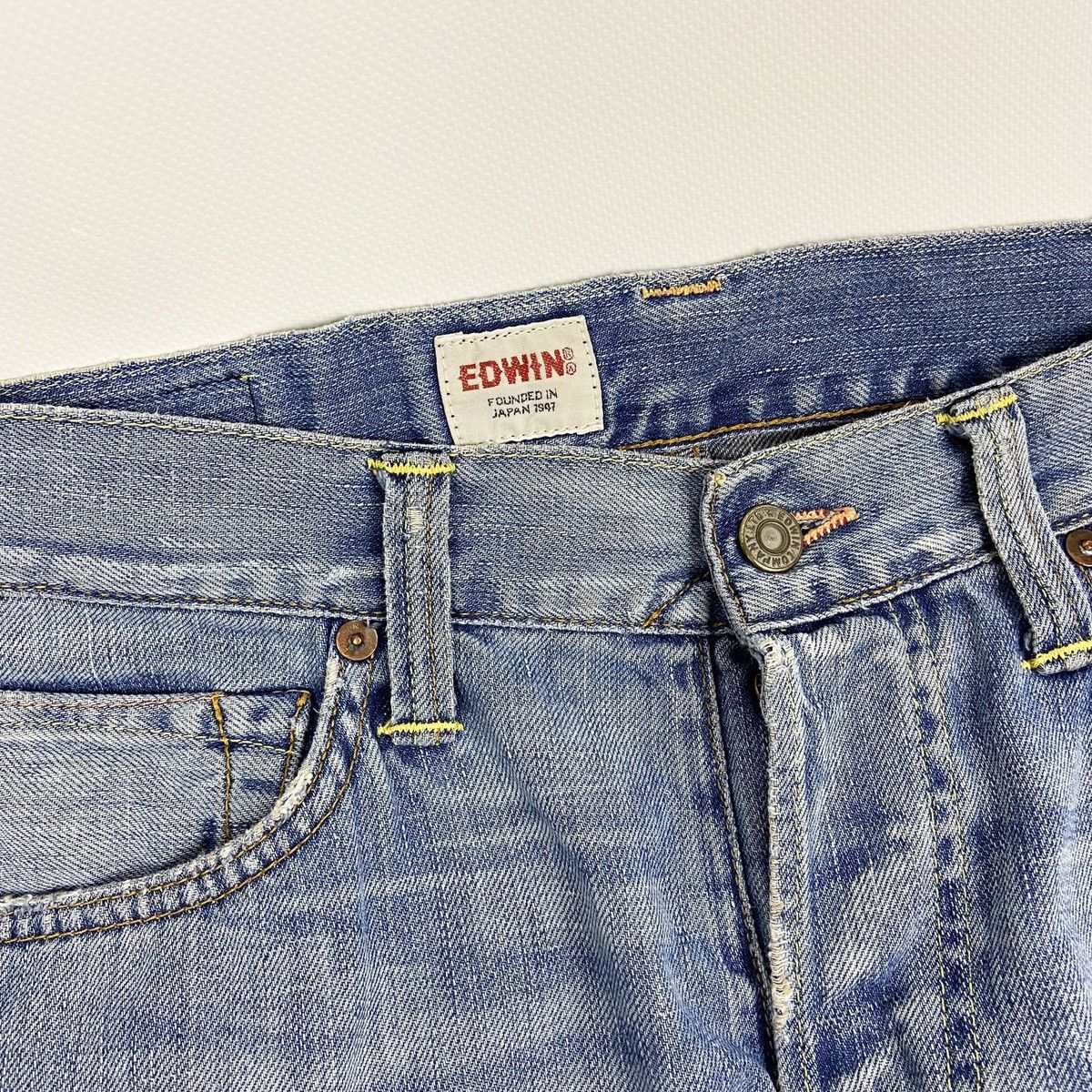 Edwin Vintage 90’s Edwin Distressed selvedge denim jeans size 32 Size US 32 / EU 48 - 7 Thumbnail
