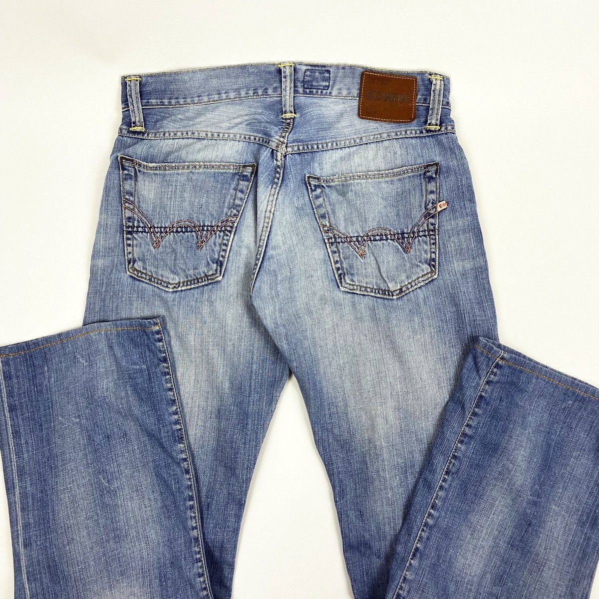 Edwin Vintage 90’s Edwin Distressed selvedge denim jeans size 32 Size US 32 / EU 48 - 4 Thumbnail