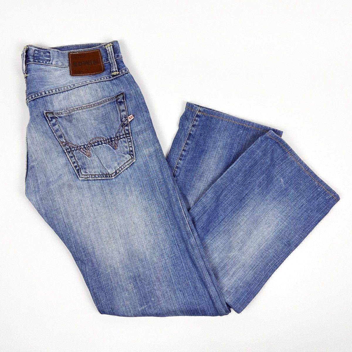 Edwin Vintage 90’s Edwin Distressed selvedge denim jeans size 32 Size US 32 / EU 48 - 1 Thumbnail