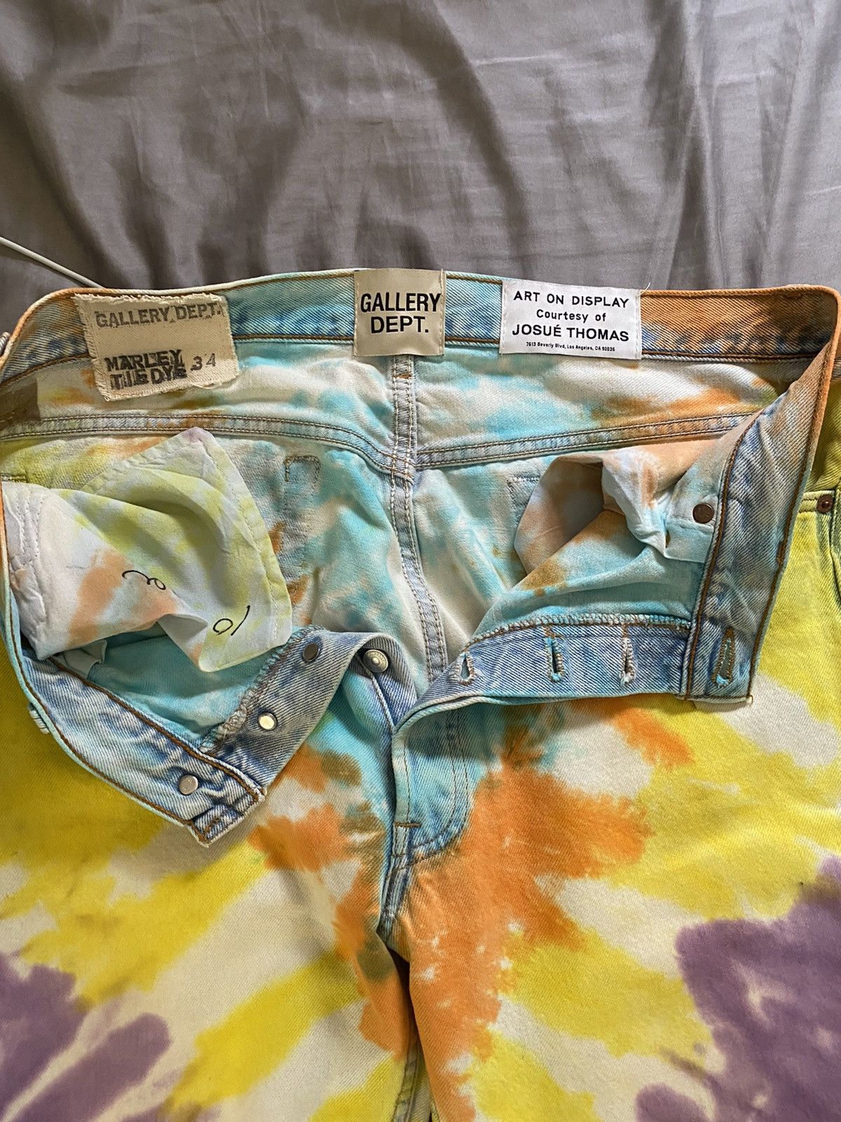 Gallery Dept. Gallery Dept. Marley Denim Tye Dye Size US 34 / EU 50 - 2 Thumbnail