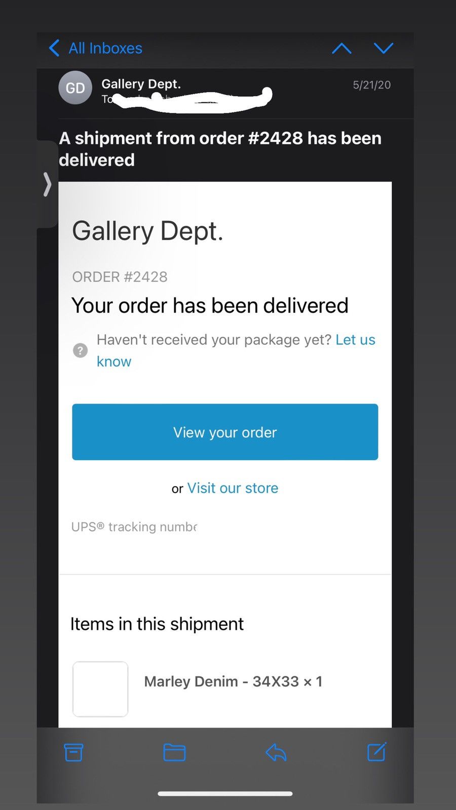 Gallery Dept. Gallery Dept. Marley Denim Tye Dye Size US 34 / EU 50 - 5 Thumbnail