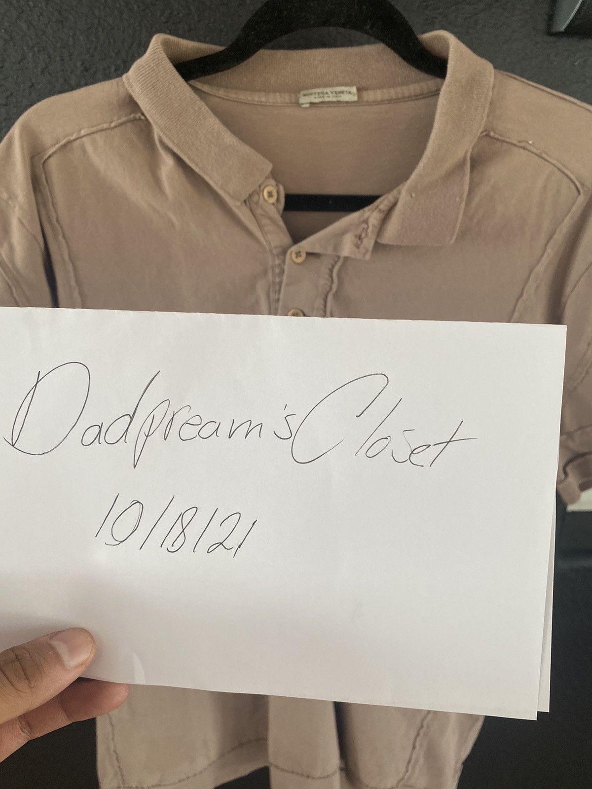 Bottega Veneta RARE Bottega Veneta Tan polo Size US L / EU 52-54 / 3 - 1 Thumbnail