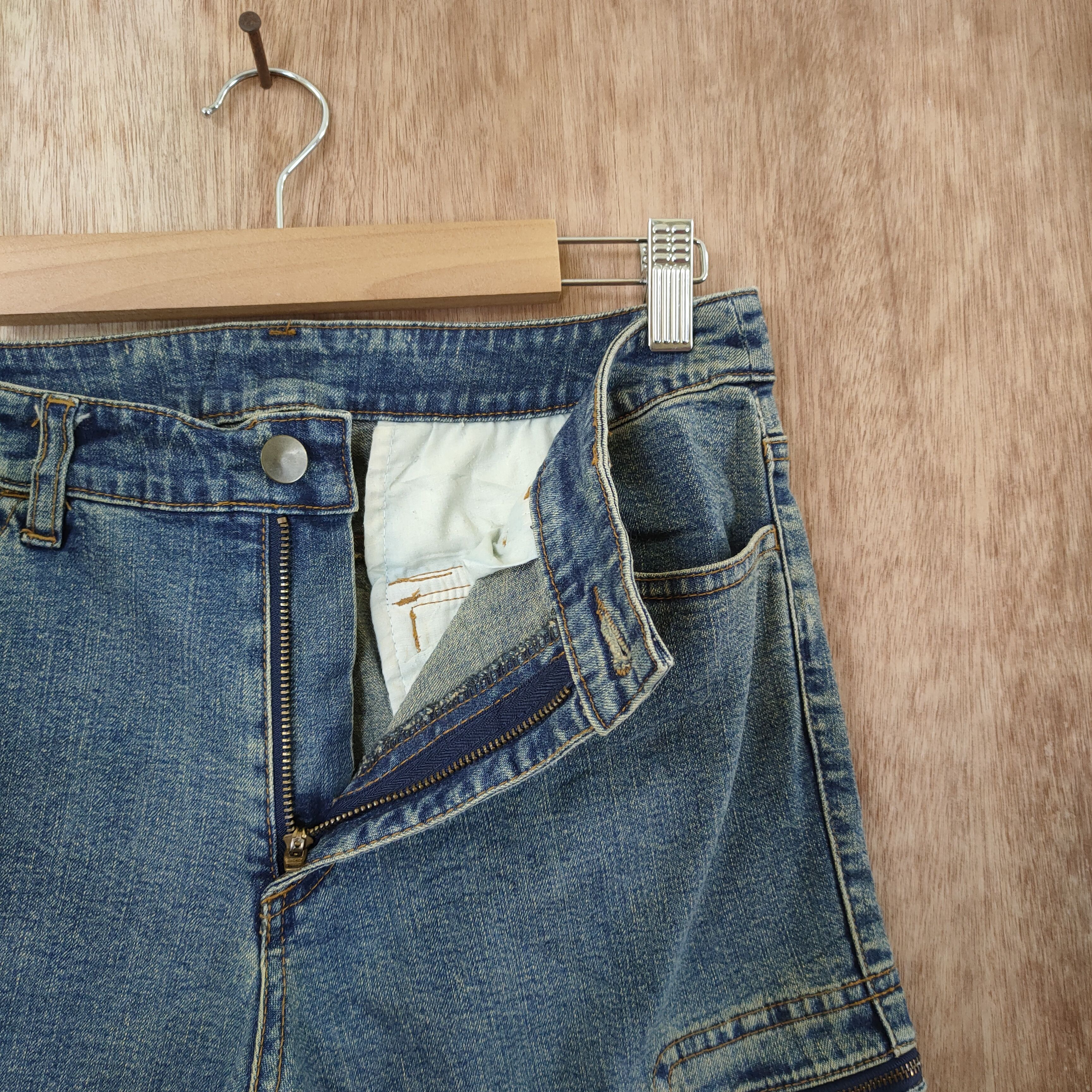 Japanese Brand × Vintage COLLABORA JEANS CROPPED CARGO PANTS Size US 26 / EU 42 - 2 Thumbnail