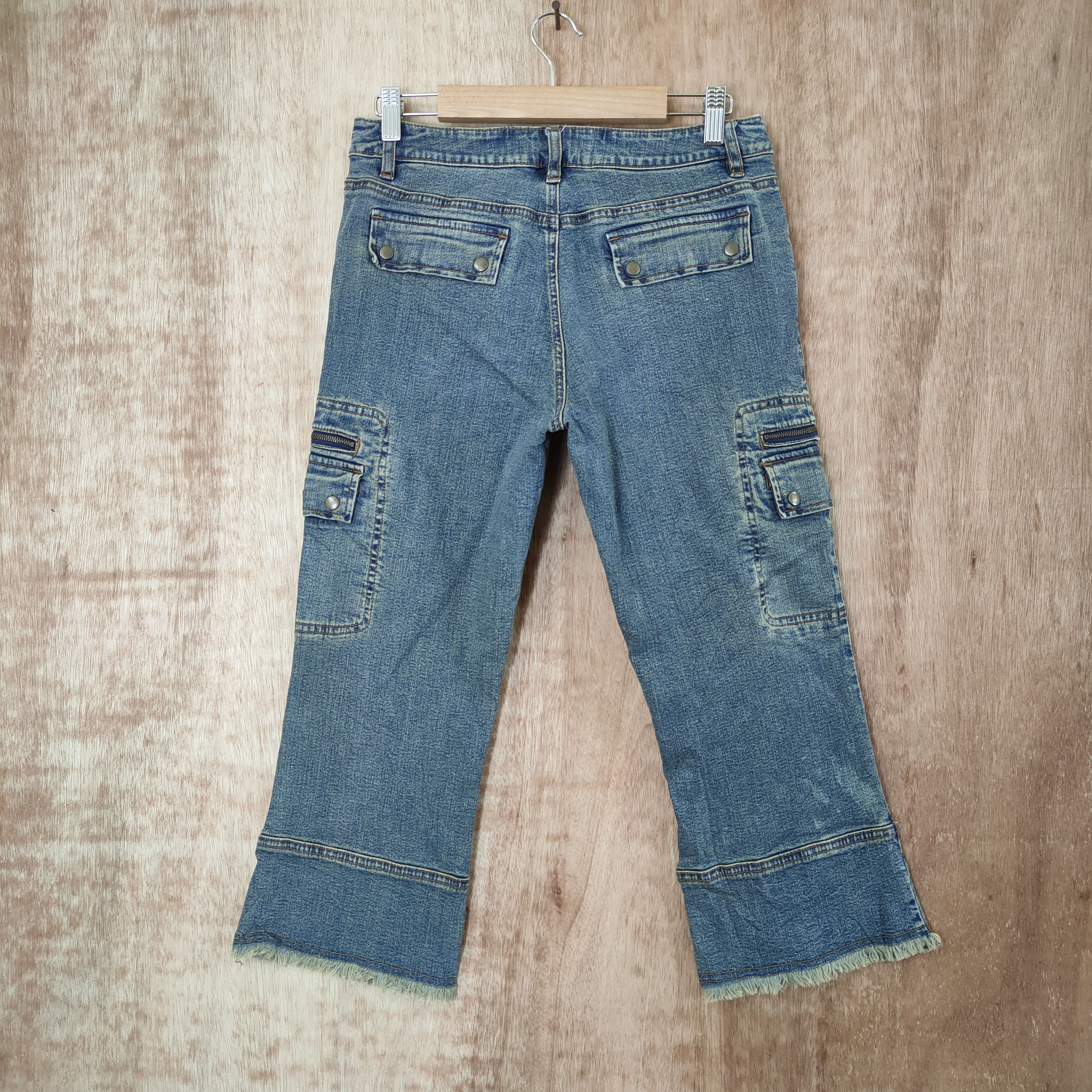 Japanese Brand × Vintage COLLABORA JEANS CROPPED CARGO PANTS Size US 26 / EU 42 - 3 Thumbnail
