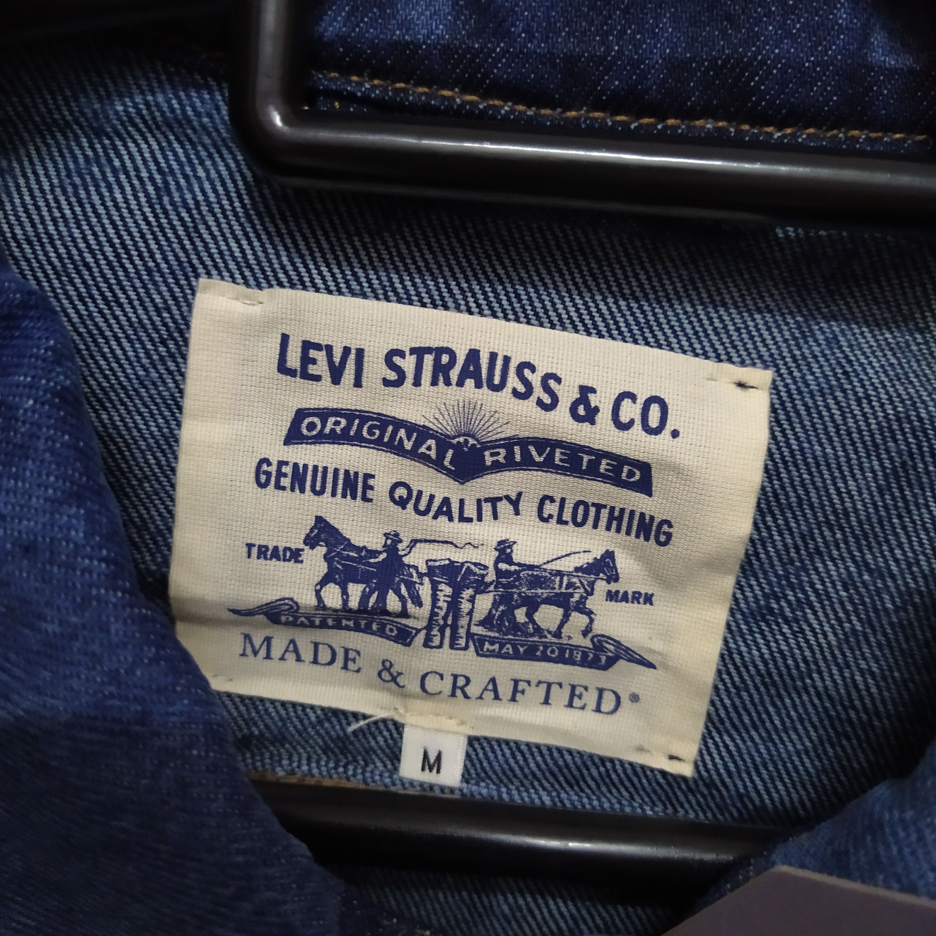 Levi's Made & Crafted 507 ADMIRAL LEVIS BIG E DOUBLE POCKET DENIM JACKET (D205A) Size US M / EU 48-50 / 2 - 4 Thumbnail