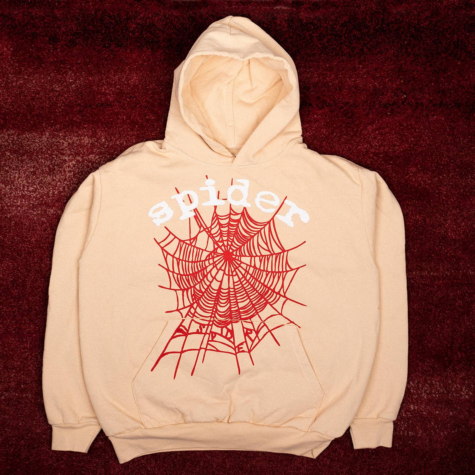 Young Thug Spider Worldwide OG Beige Hoodie | Grailed