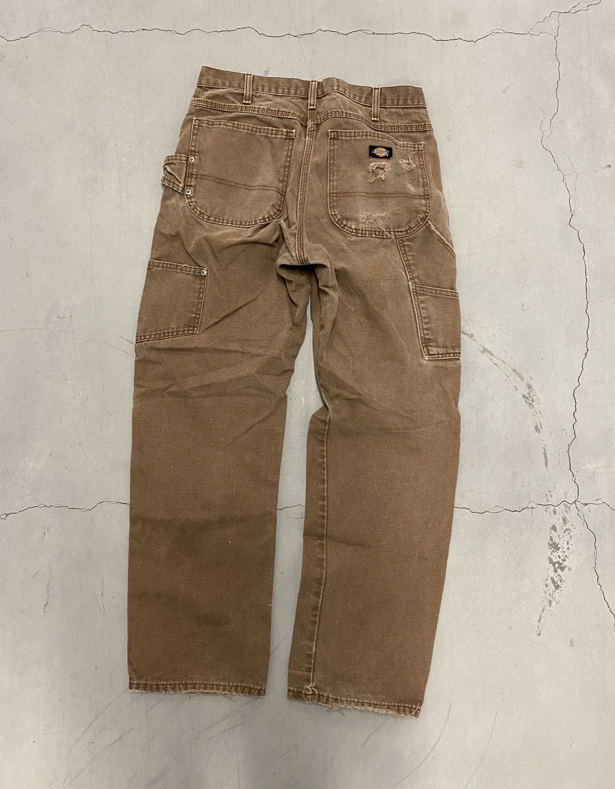 Dickies × Vintage Vintage 90s Distressed Dickies Work Pants Size US 32 / EU 48 - 3 Thumbnail