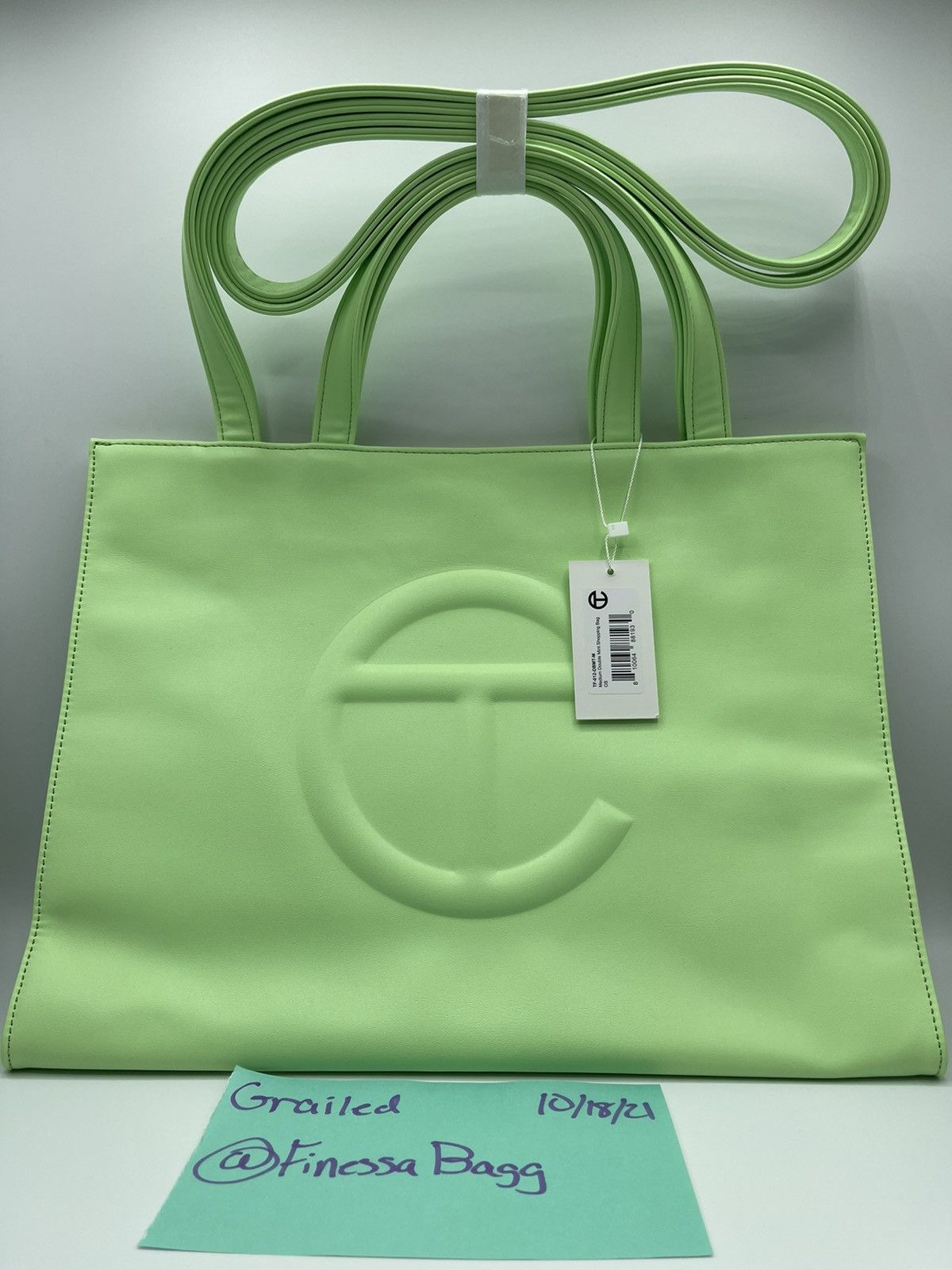 Telfar offers Small Mint Green Shopping Bag