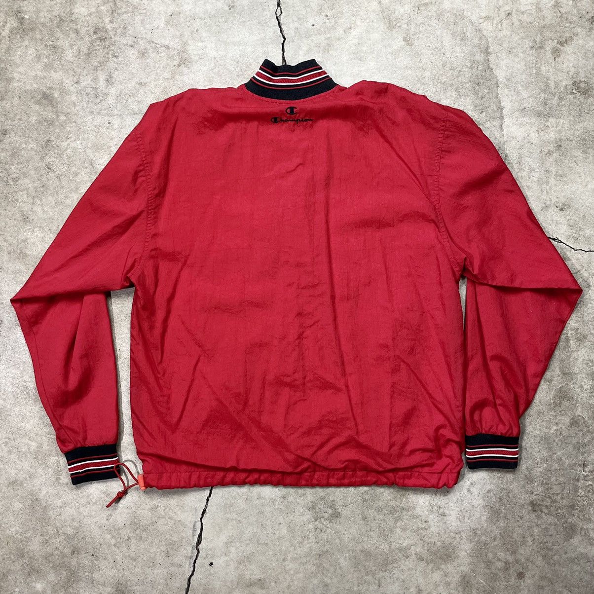 Champion × Vintage Vintage 90s Champion 3/4 Zip Windbreaker Size Medium Size US L / EU 52-54 / 3 - 7 Thumbnail