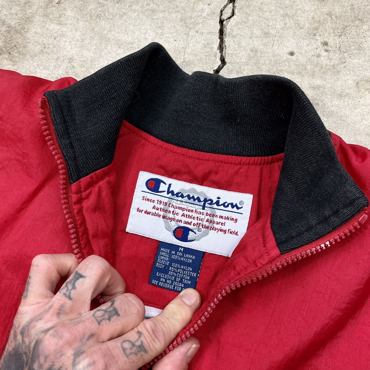 Champion × Vintage Vintage 90s Champion 3/4 Zip Windbreaker Size Medium Size US L / EU 52-54 / 3 - 5 Thumbnail