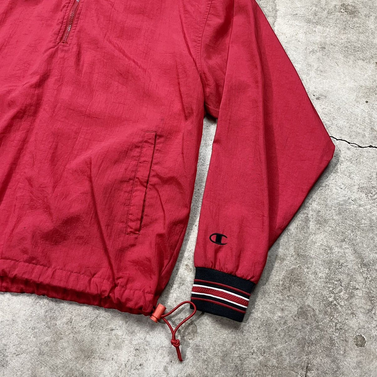 Champion × Vintage Vintage 90s Champion 3/4 Zip Windbreaker Size Medium Size US L / EU 52-54 / 3 - 3 Thumbnail