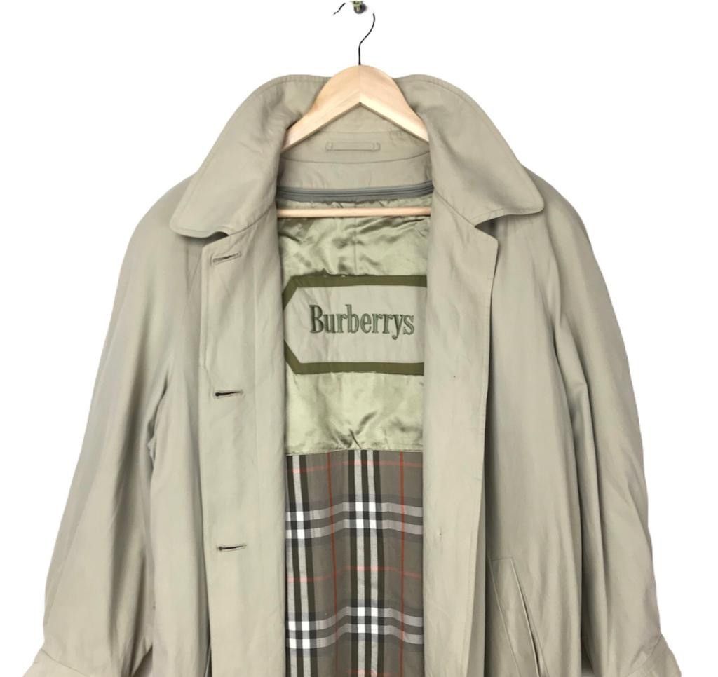 Burberry × Vintage Burberrrys Japan longcoat women embroidered logo Size L / US 10 / IT 46 - 2 Thumbnail