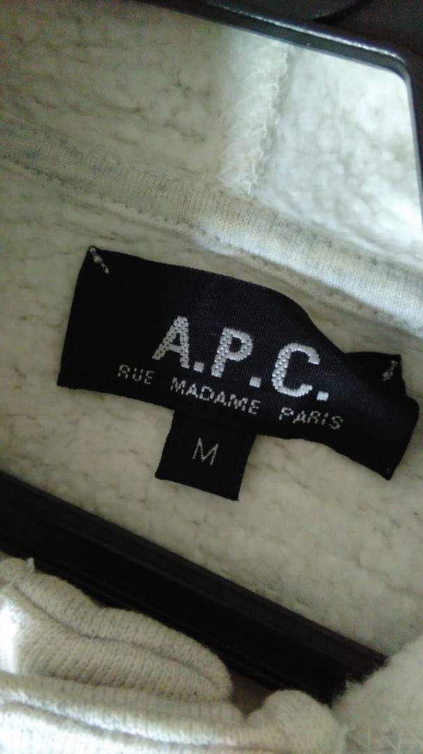 A.P.C. A.P.C long sleeve hoodie light grey color Size US M / EU 48-50 / 2 - 6 Thumbnail