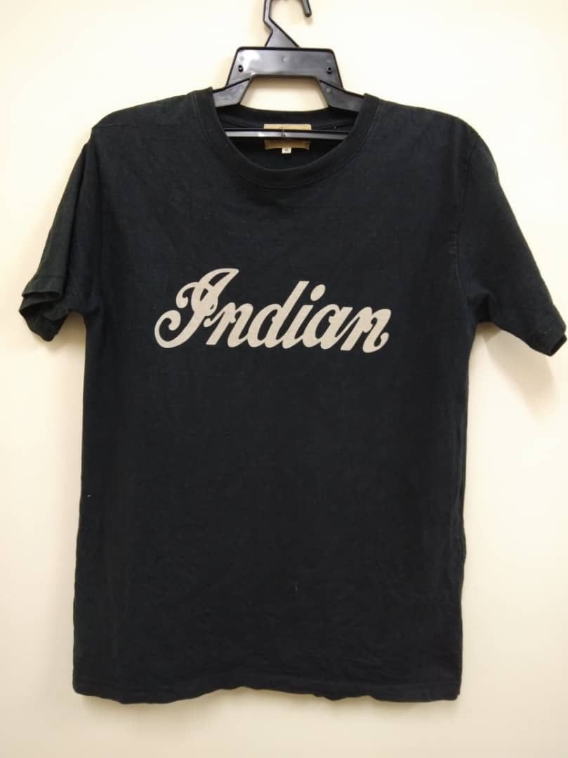 Indian Motorcycle Indian Motorcycle Spellout Tshirt X Vintage Size US XL / EU 56 / 4 - 1 Thumbnail