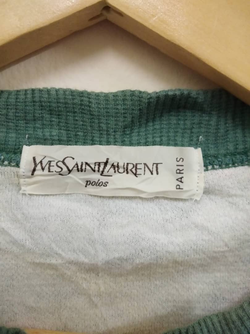 Yves Saint Laurent YSL small logo sweatshirt Size US M / EU 48-50 / 2 - 9 Thumbnail