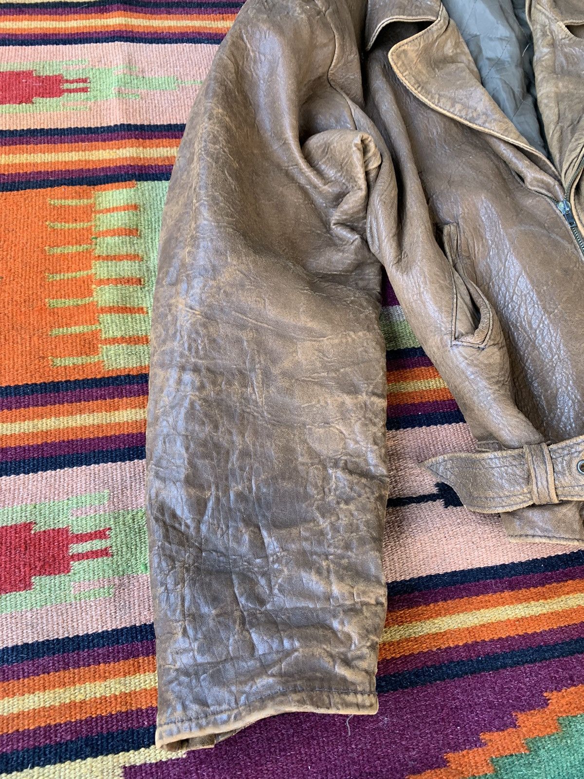 Other Vintage Leather Jacket Size US L / EU 52-54 / 3 - 4 Thumbnail