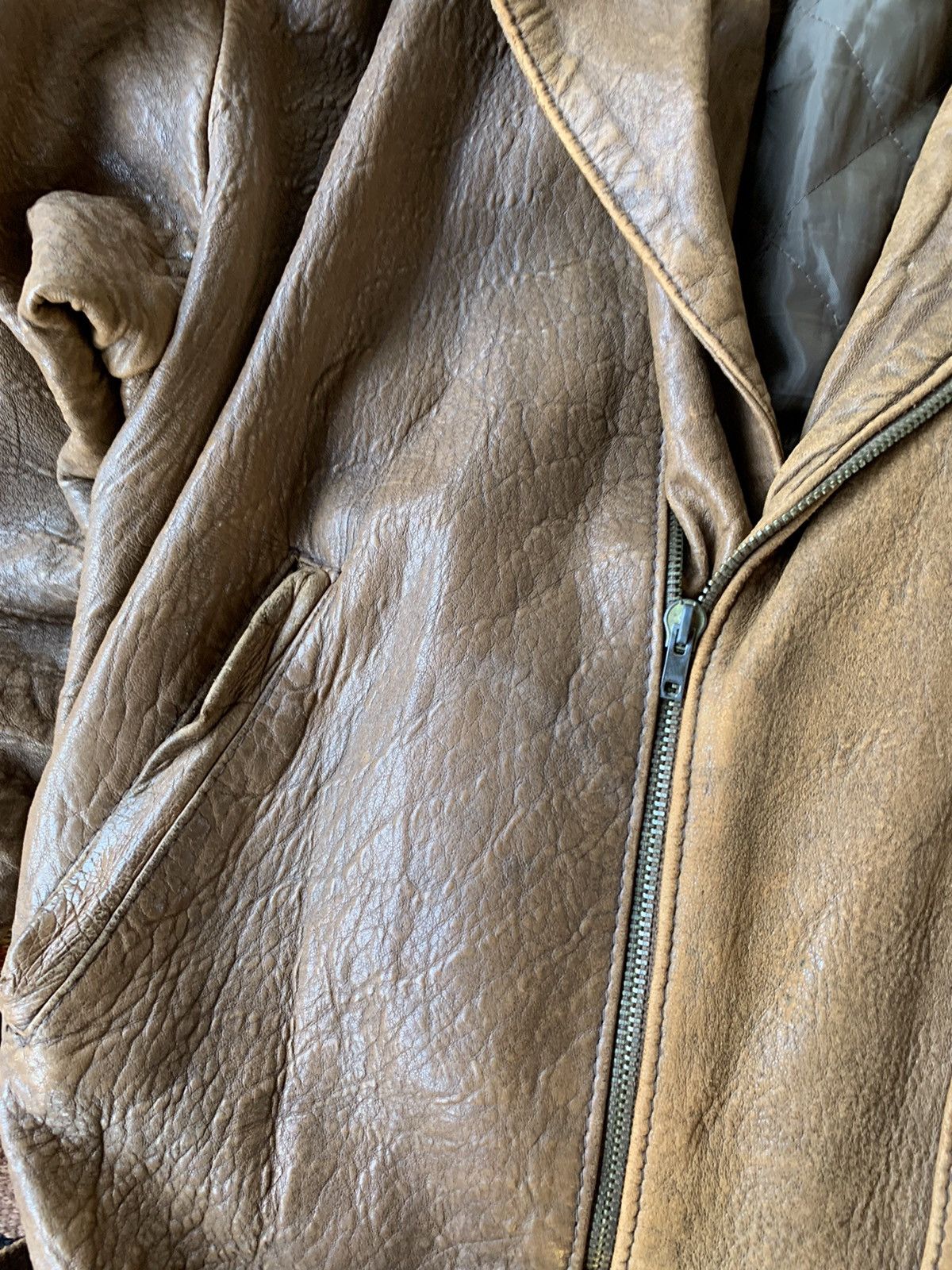 Other Vintage Leather Jacket Size US L / EU 52-54 / 3 - 7 Thumbnail