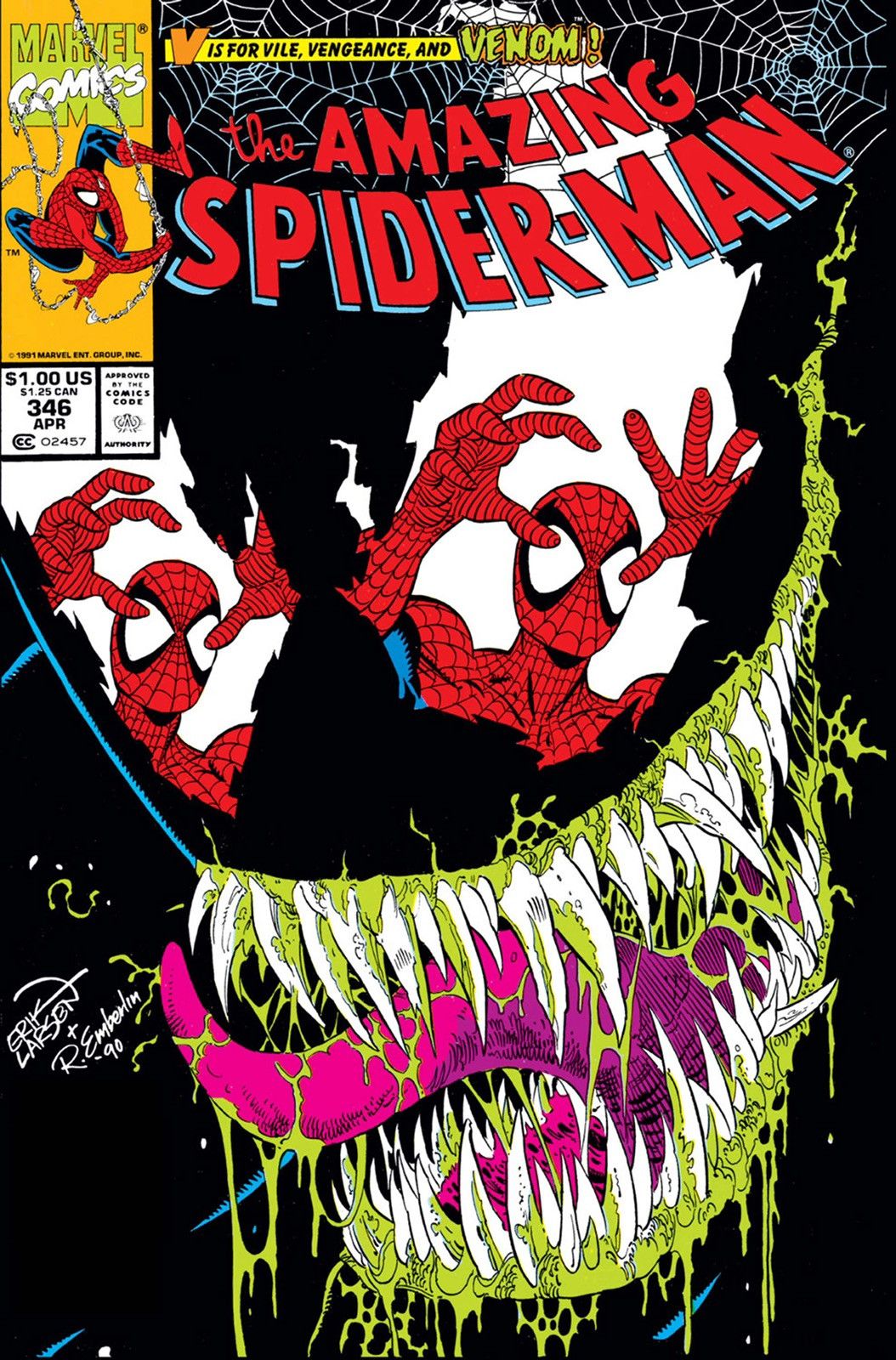 Marvel Comics Marvel Comics Venom Spider-Man T Shirt Size US L / EU 52-54 / 3 - 4 Thumbnail