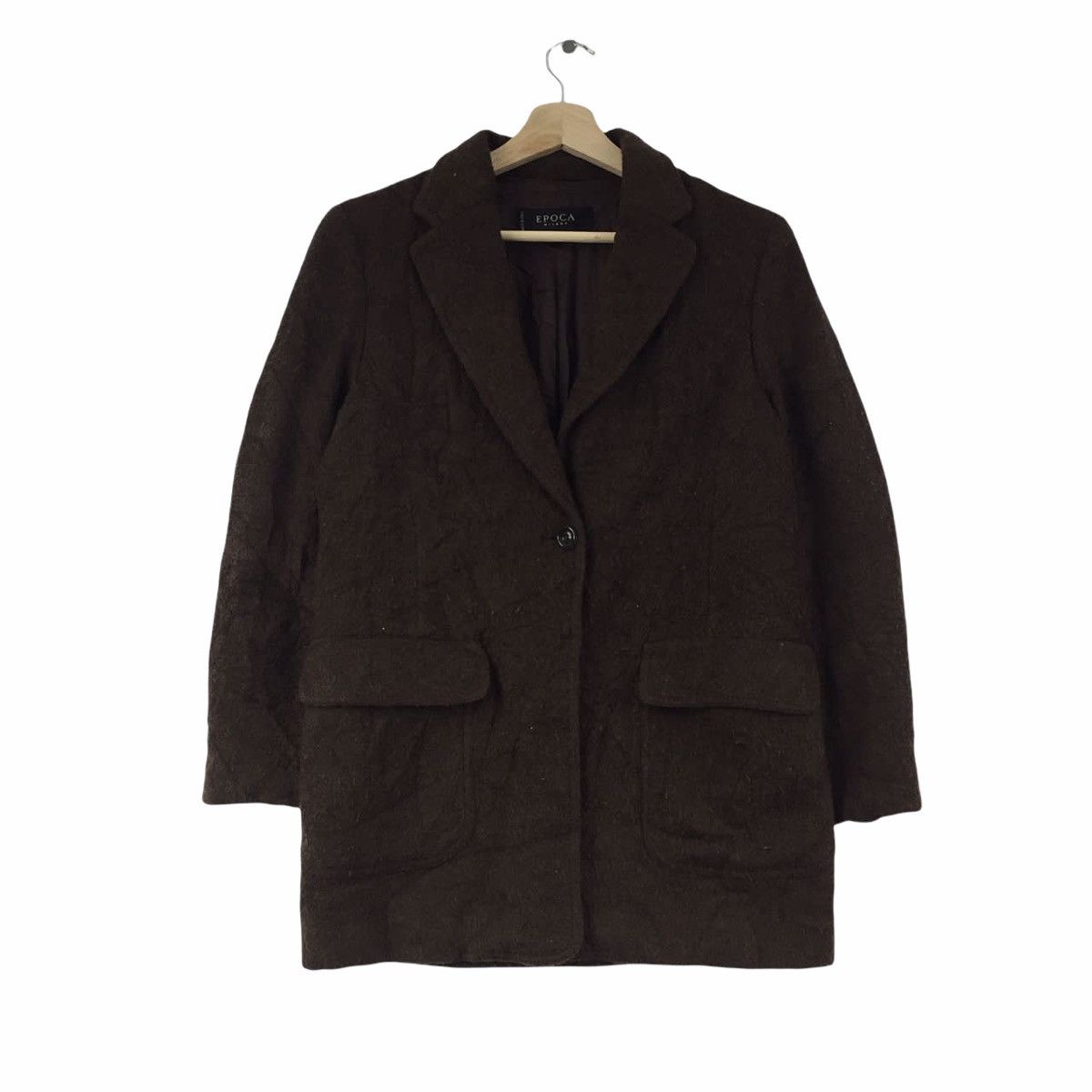 Vintage Italian Fashion Designer Epoca Milano Wool Coat Jacket 
