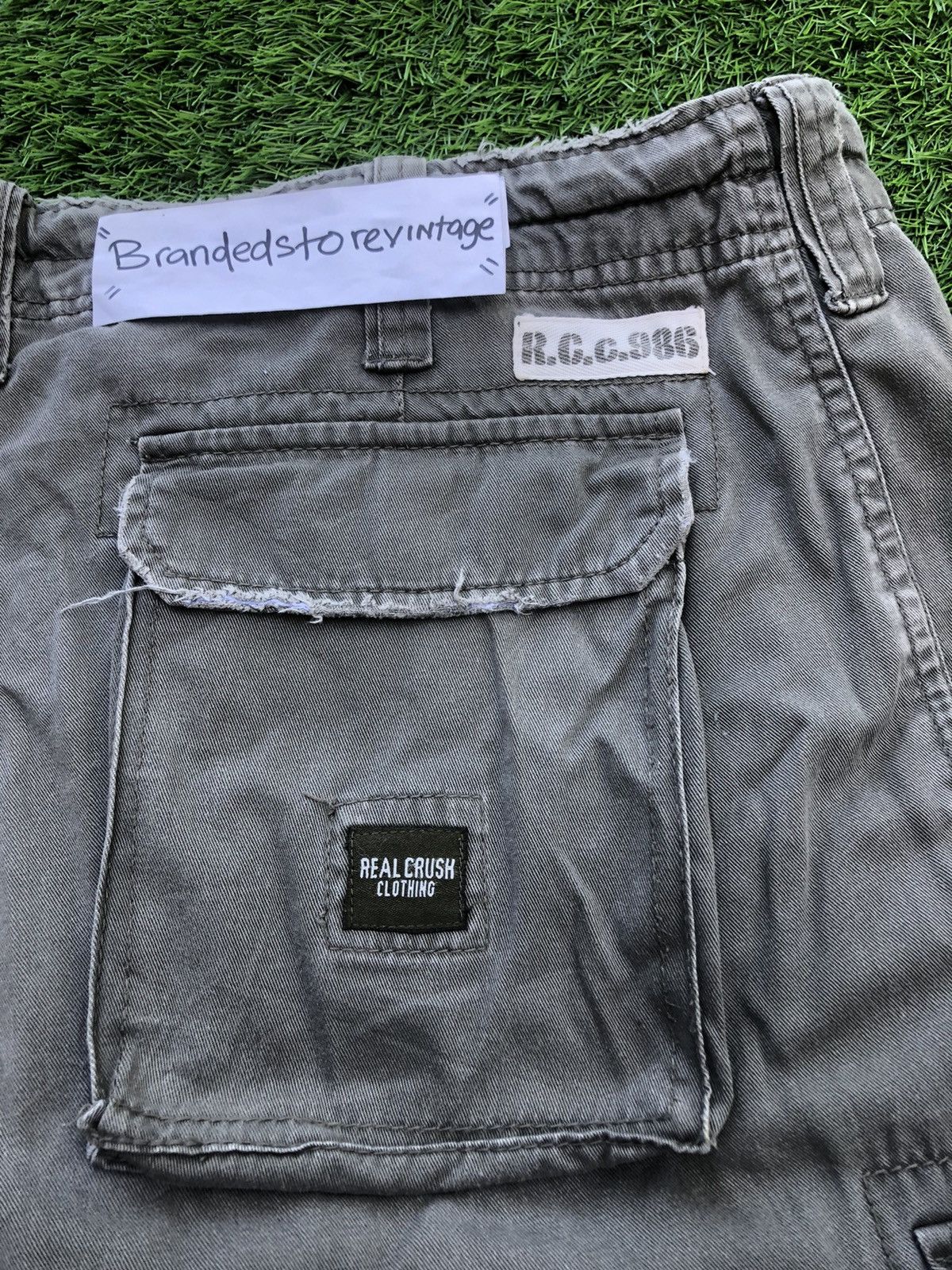 Japanese Brand × Seditionaries Vintage’90s🔥REAL CRUSH CLOTHING🔥Distressed Baggy Cargo Pants Size US 34 / EU 50 - 6 Thumbnail