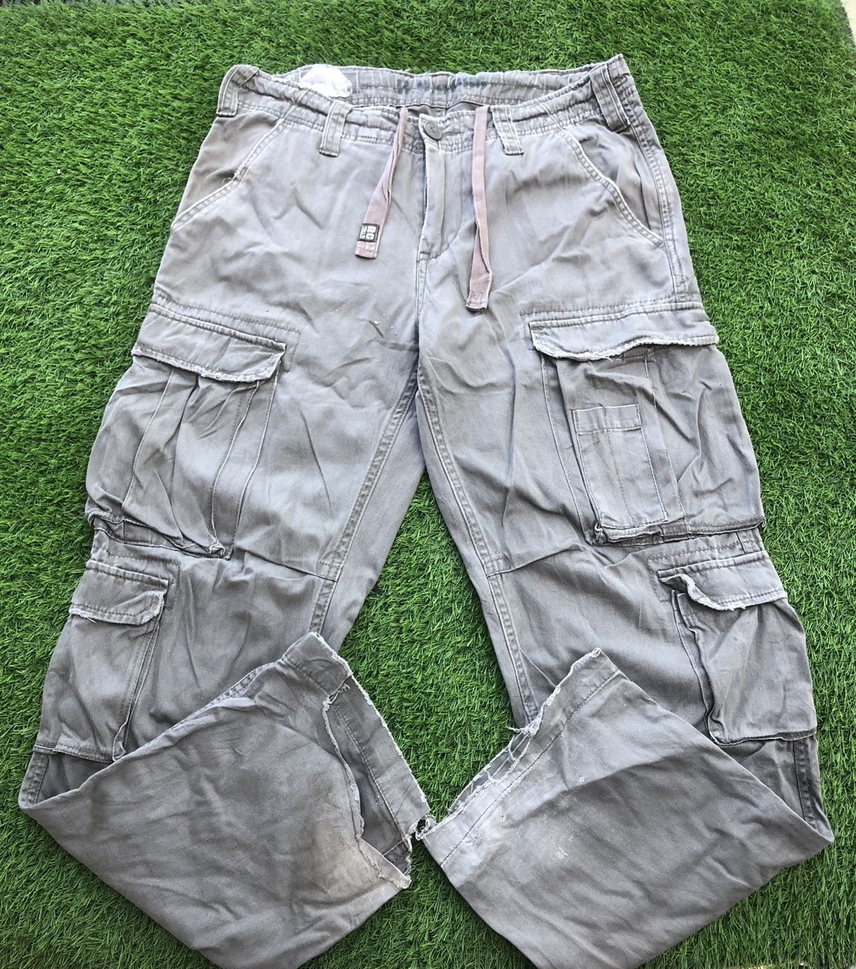 Japanese Brand × Seditionaries Vintage’90s🔥REAL CRUSH CLOTHING🔥Distressed Baggy Cargo Pants Size US 34 / EU 50 - 1 Thumbnail
