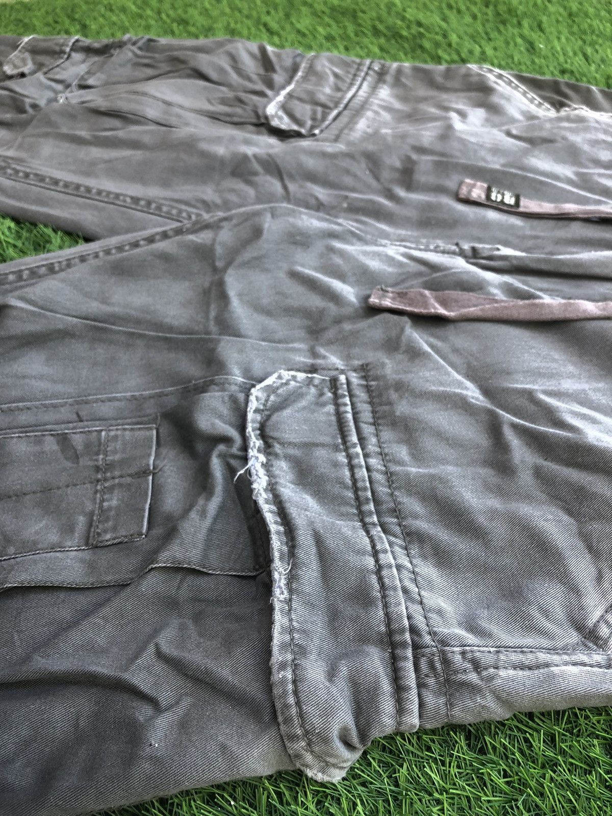 Japanese Brand × Seditionaries Vintage’90s🔥REAL CRUSH CLOTHING🔥Distressed Baggy Cargo Pants Size US 34 / EU 50 - 5 Thumbnail