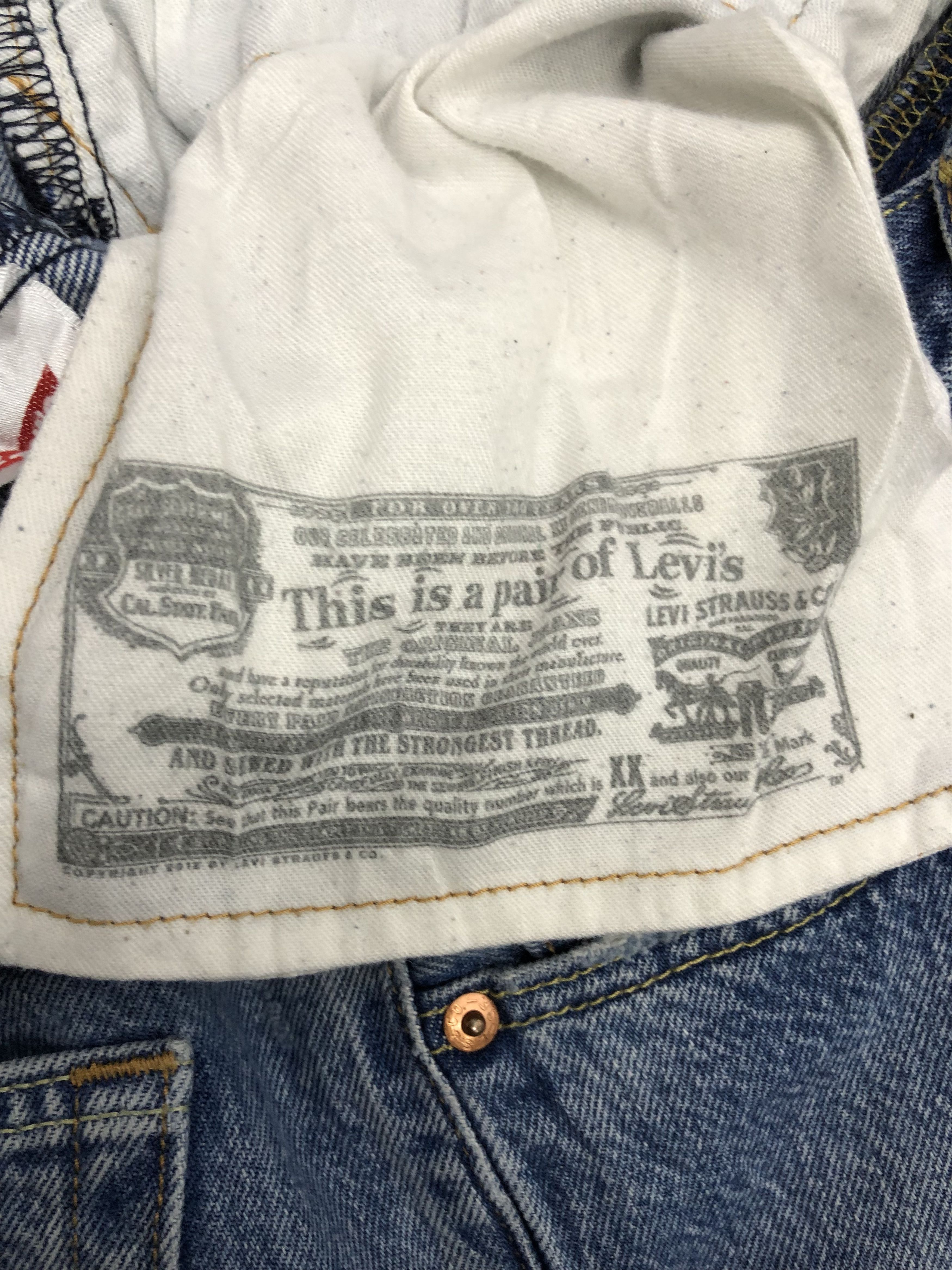 Levi's Vintage Levis 501 Jeans DP1171 Size US 32 / EU 48 - 12 Thumbnail