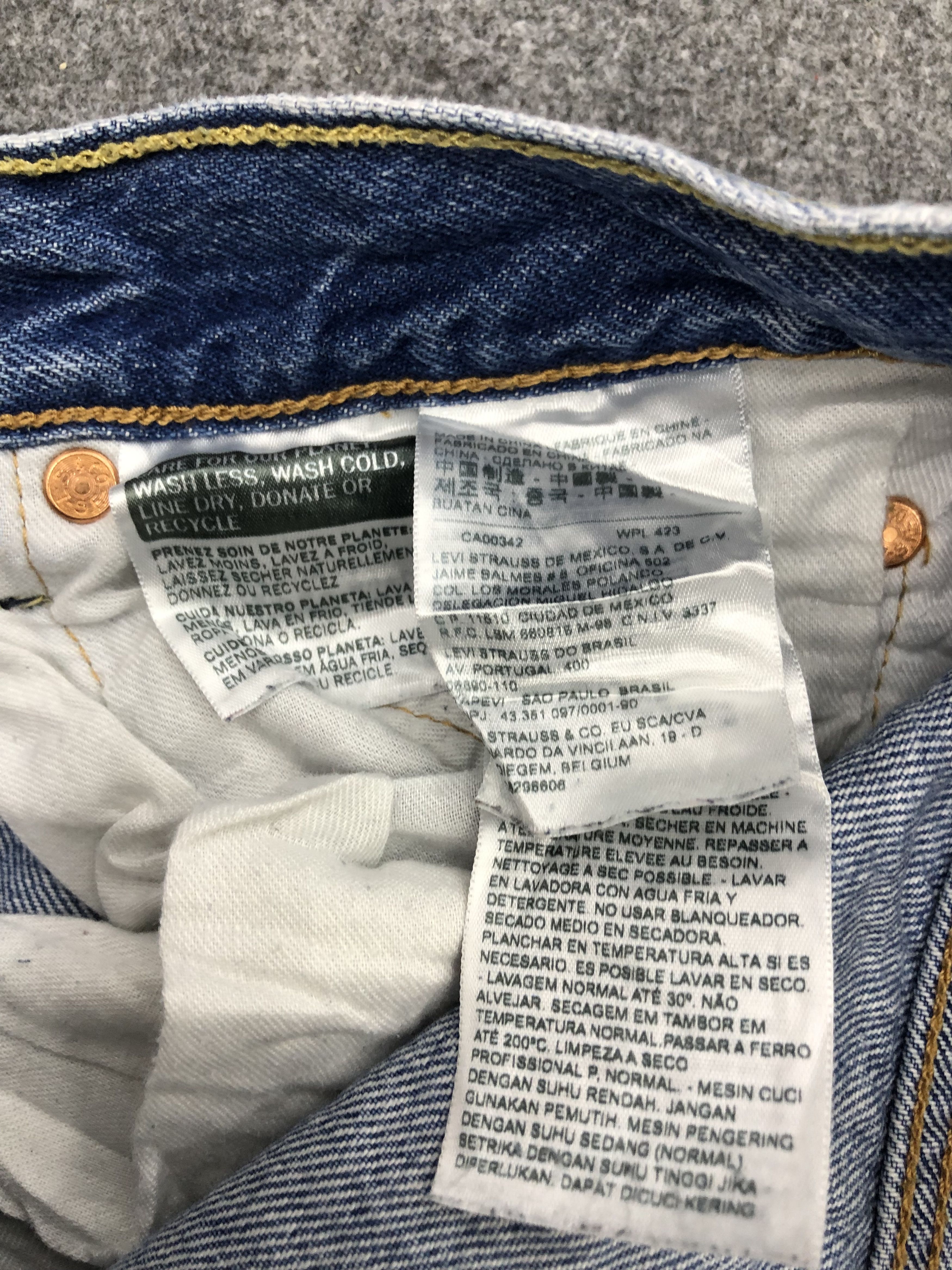 Levi's Vintage Levis 501 Jeans DP1171 Size US 32 / EU 48 - 9 Thumbnail