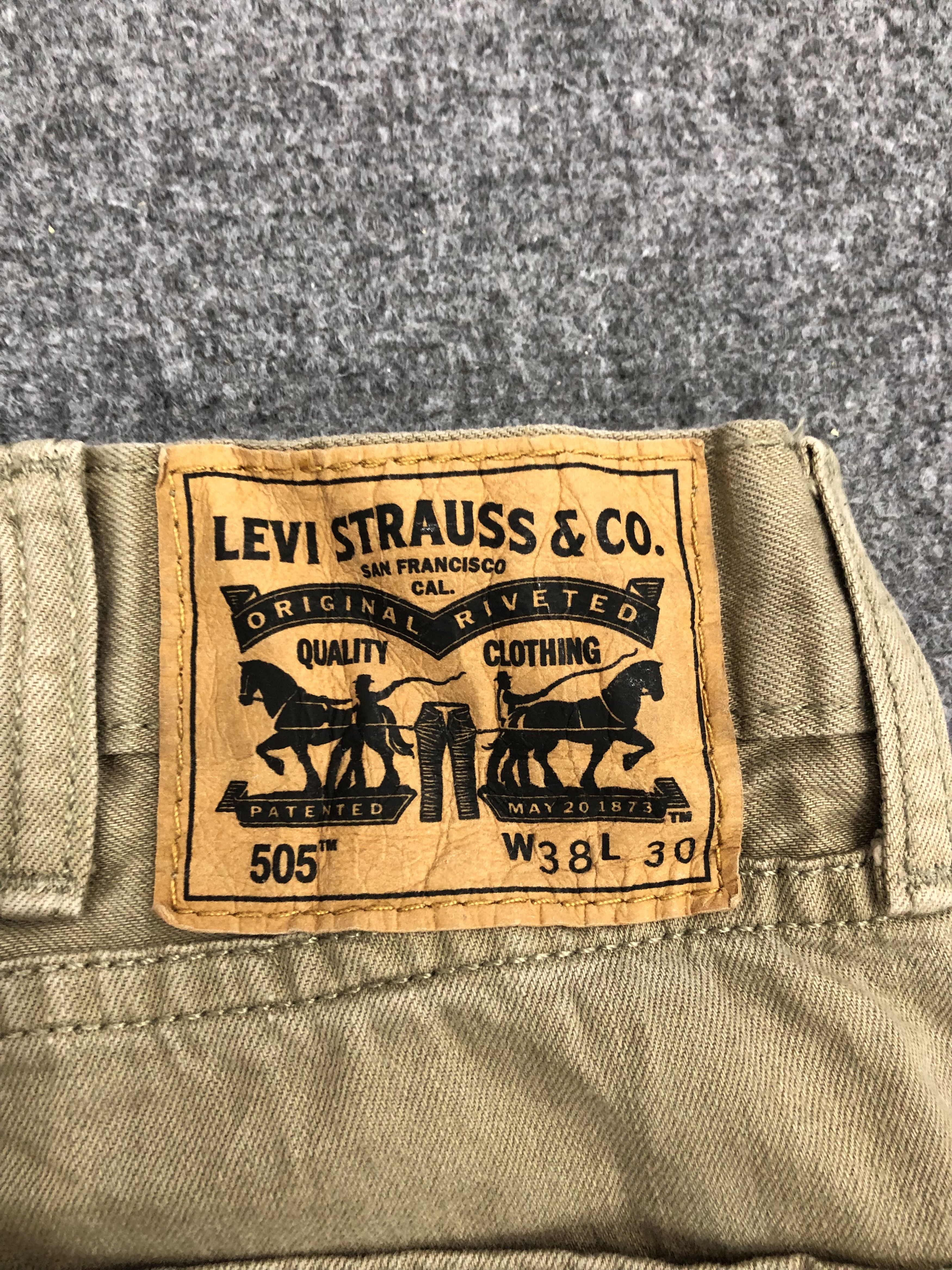 Levi's Vintage Levis 505 Denim DP1174 Size US 37 - 5 Thumbnail