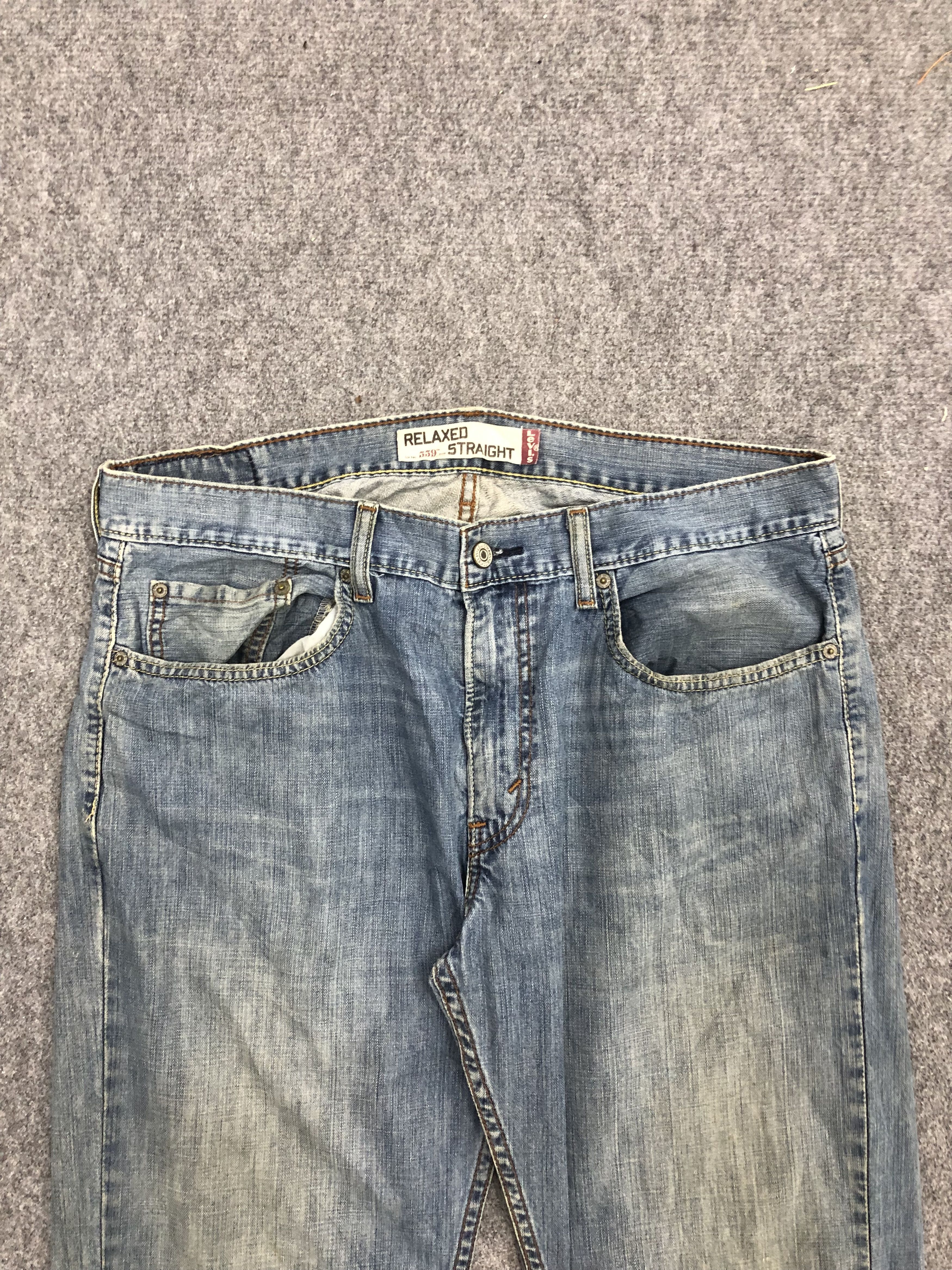 Levi's Vintage Levis 559 Denim DP1179 Size US 37 - 2 Thumbnail