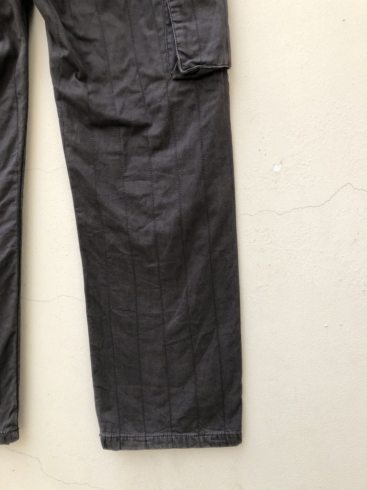 Designer Vintage Hiromichi Nakano Japan Quilted Striped Cargo Size US 32 / EU 48 - 18 Thumbnail