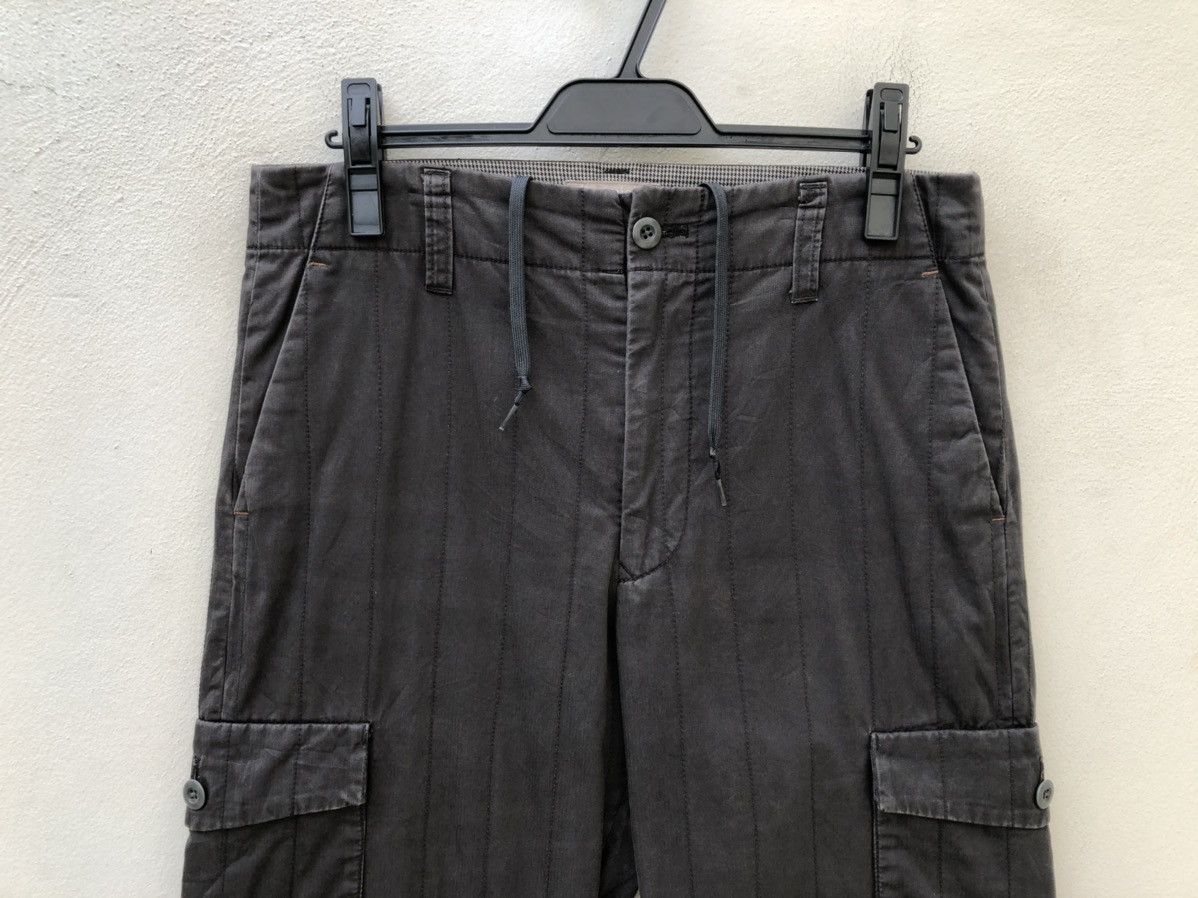 Designer Vintage Hiromichi Nakano Japan Quilted Striped Cargo Size US 32 / EU 48 - 7 Thumbnail