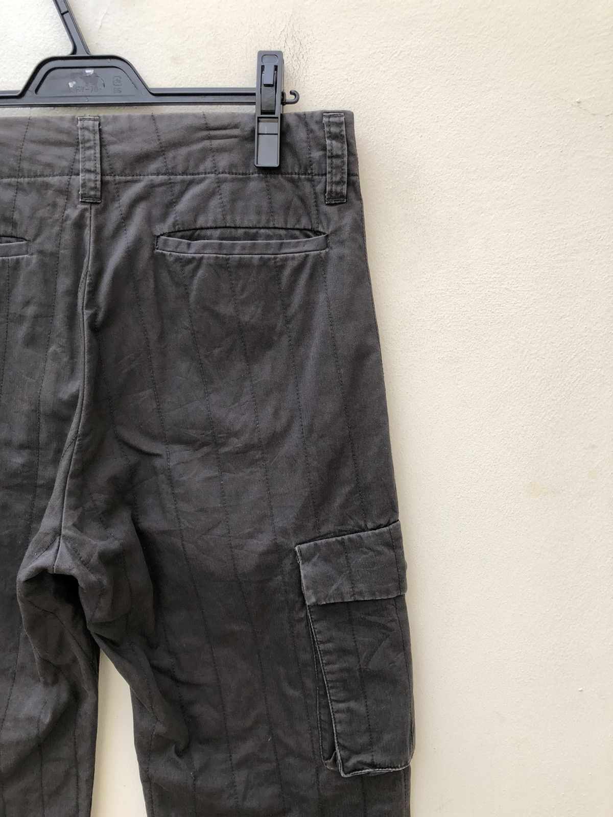 Designer Vintage Hiromichi Nakano Japan Quilted Striped Cargo Size US 32 / EU 48 - 17 Thumbnail