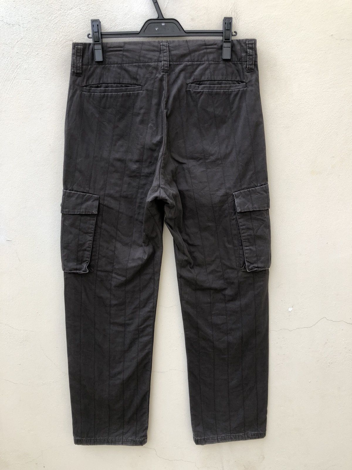 Designer Vintage Hiromichi Nakano Japan Quilted Striped Cargo Size US 32 / EU 48 - 13 Thumbnail