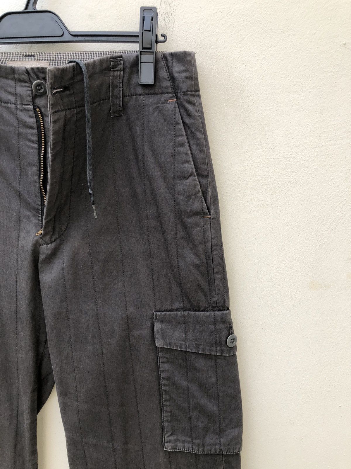 Designer Vintage Hiromichi Nakano Japan Quilted Striped Cargo Size US 32 / EU 48 - 11 Thumbnail