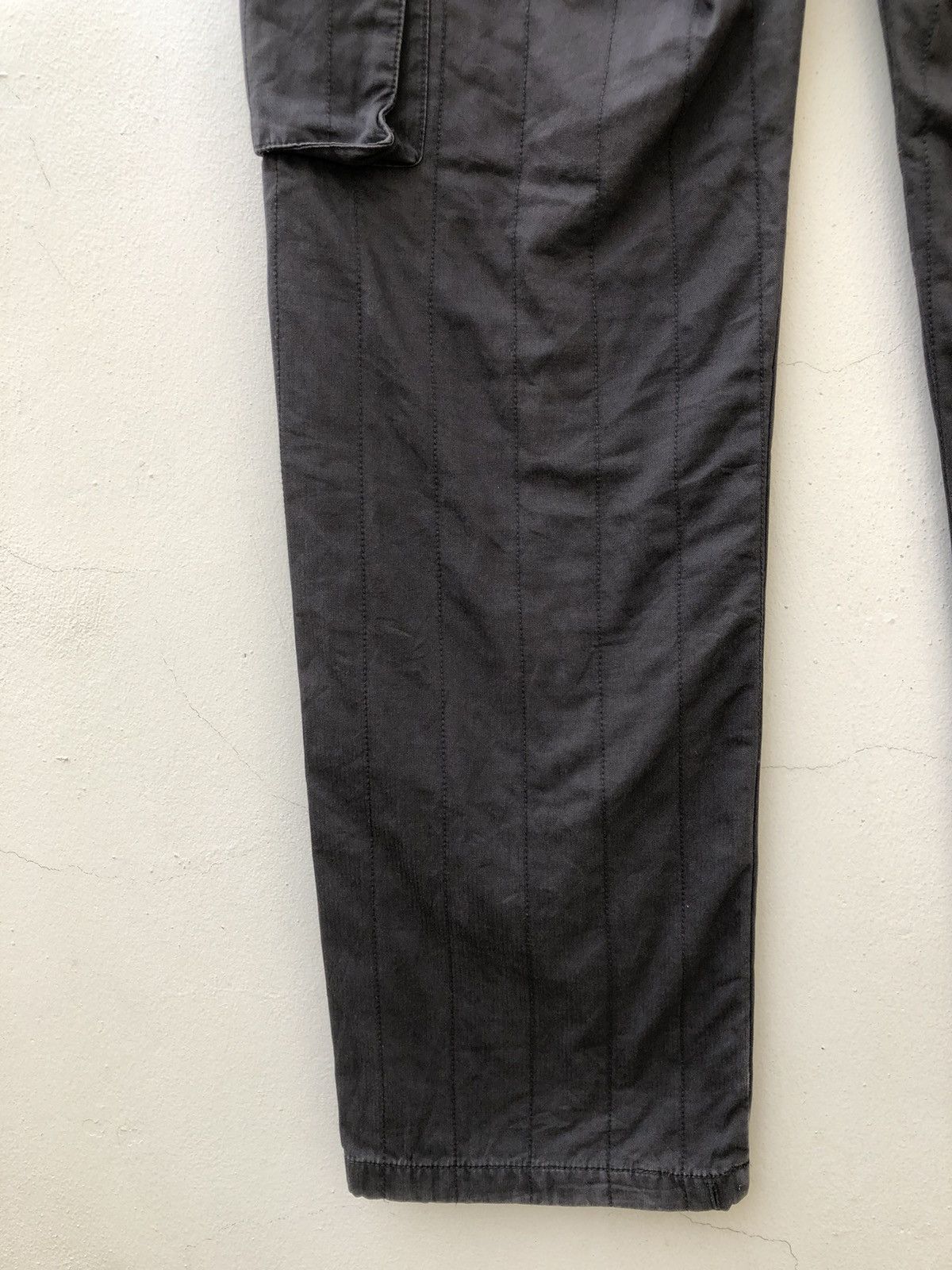Designer Vintage Hiromichi Nakano Japan Quilted Striped Cargo Size US 32 / EU 48 - 16 Thumbnail