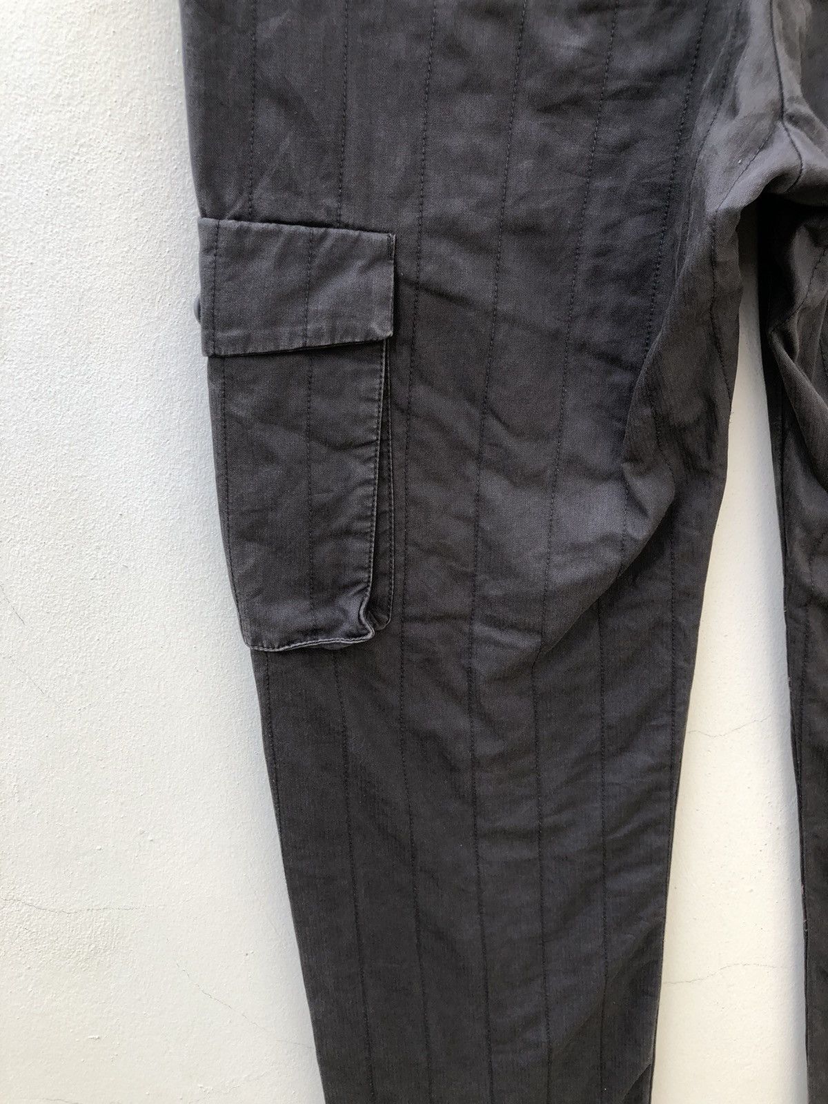 Designer Vintage Hiromichi Nakano Japan Quilted Striped Cargo Size US 32 / EU 48 - 15 Thumbnail