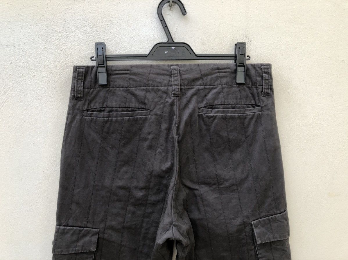 Designer Vintage Hiromichi Nakano Japan Quilted Striped Cargo Size US 32 / EU 48 - 14 Thumbnail