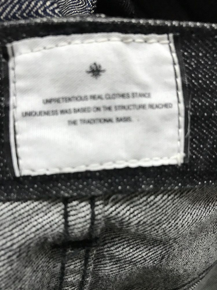Vintage A.R.K Japan Stone Wash Rips Zigzag Ripped Distressed Denim Size US 32 / EU 48 - 18 Thumbnail