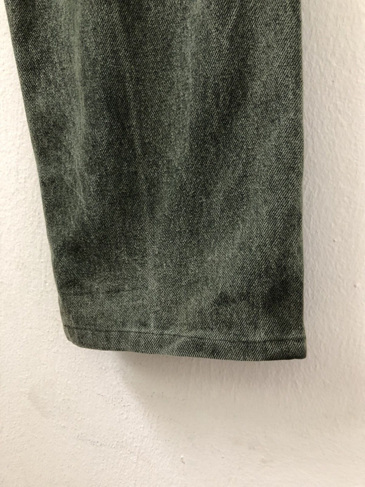 Moschino Archive Piece Moschino Made in Italy Greenish Denim Jeans Size US 31 - 11 Thumbnail