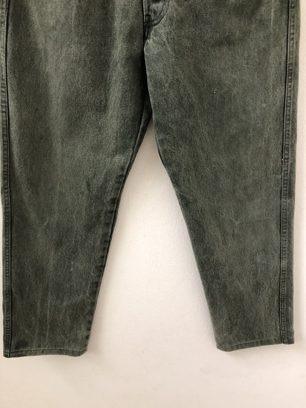 Moschino Archive Piece Moschino Made in Italy Greenish Denim Jeans Size US 31 - 3 Thumbnail