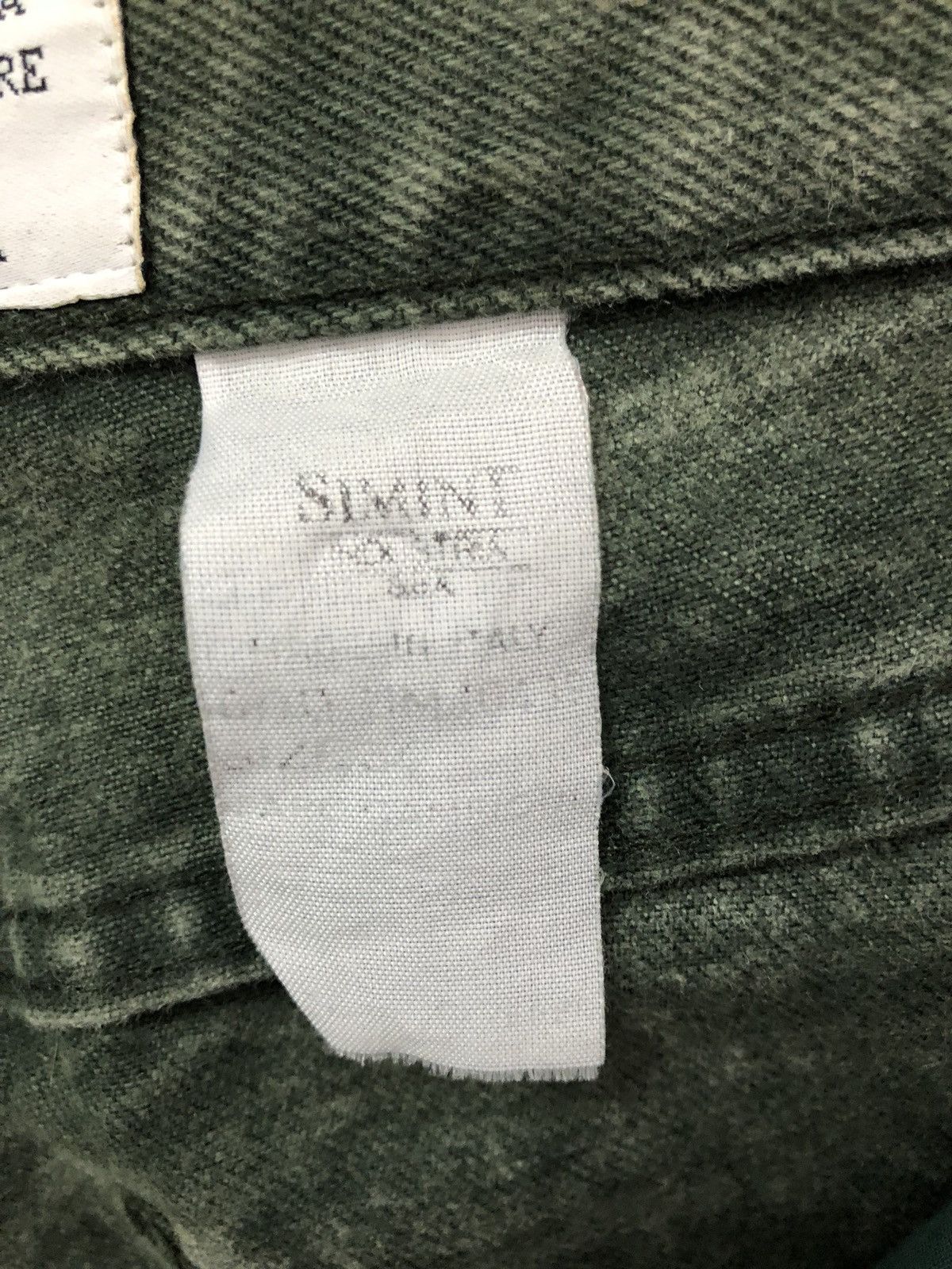 Moschino Archive Piece Moschino Made in Italy Greenish Denim Jeans Size US 31 - 14 Thumbnail