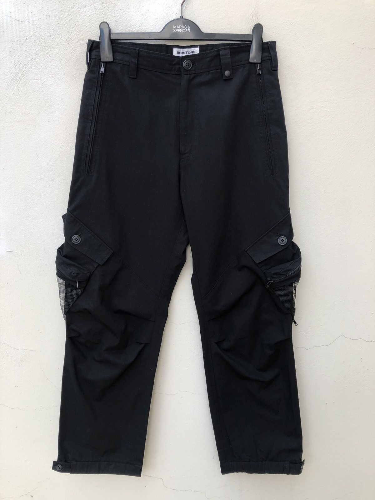 Vintage Japanese Designer BRAITONE One/Four Japan Multi Pocket Cargo Size US 32 / EU 48 - 1 Thumbnail